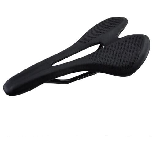 Carbon fiber bicycle accessories carbon bow cushion hollow ultra-light saddle road bike all-inclusive fiber leather cushion