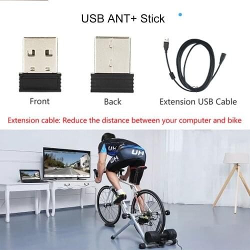 Cycplus ANT+ USB Stick Wireless Transmitter Receiver Dongle Cycling Bicycle Accessories for Garmin Zwift Adapter