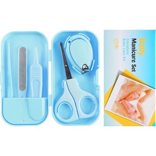 Baby Healthcare Kits Baby Nail Care Set Finger Trimmer Scissors Beauty Nail Set Clippers Storage Box For Travel
