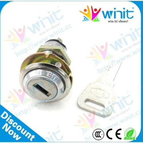 Arcade Cam Lock for Door Cabinet Coin Operated Lock 22mm Door Cam Lock with Flat Key Coin Operated Door Lock