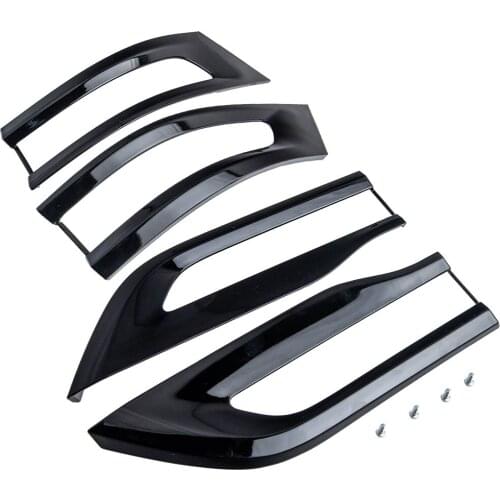 For Jeep Grand Cherokee Gloss Black Tail Light Lamp Cover Trim Bezel 2014 2015 2016 2017 2018 2019 2020