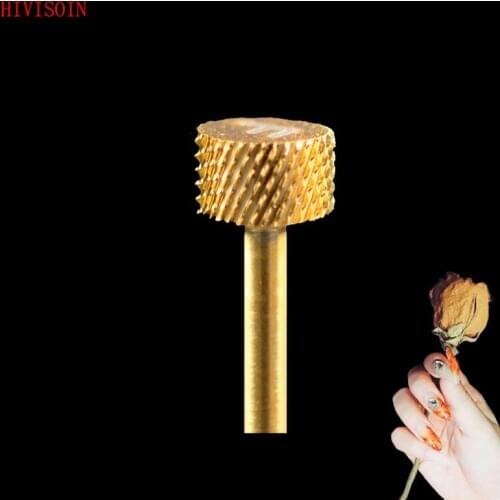 HIVISOIN-5pcs- Carbide Nail Drill Bit - 2-Week Backfill Bit - (60050030)-Gold