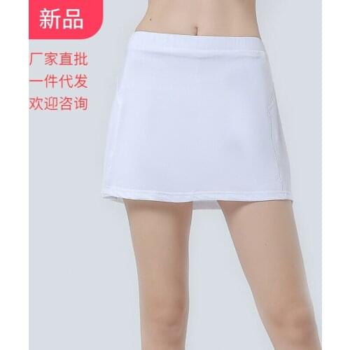Summer Outdoor Ladies Quick-drying Anti-failure Leisure Sports Tennis Skirt Pants Pure Color Golf Skirt