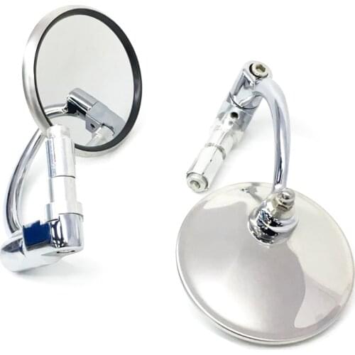 1Pair Motorcycle accessories rearview mirror 7/8" 22mm bar end mirror moto retrovisor motorbike handlebar rear-view mirrors