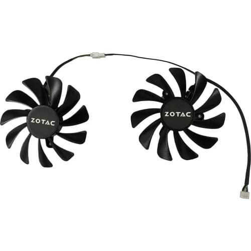 ZOTAC GeForce GTX 1070 Ti AMP Edition GPU VGA Cooler Cooling Fan For ZOTAC GeForce GTX 1070 AMP Core Video Cards As Replacement