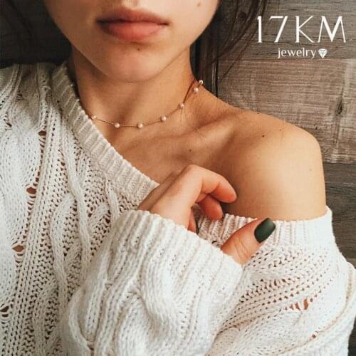 Retro Pearl Choker Necklace For Women Elegant Star Pearl Wedding Necklace Trendy Gold Choker Jewelry Gift