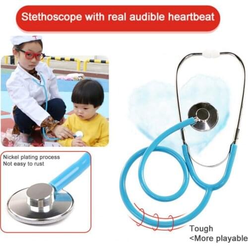 Plastic 5Pcs/Set High Simulated Miniature Doctor Kit Toy Sturdy Stethoscope Doctor Toy Rich Accessories for Home
