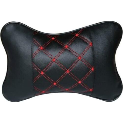 Car headrest red wine neck pillow car accessories massage neck pillow adult sleep pillow breathable four seasons universal