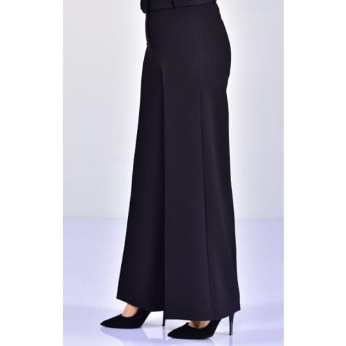 Minahill Belted Wide leg Pants 3121-03 Black 3121-03