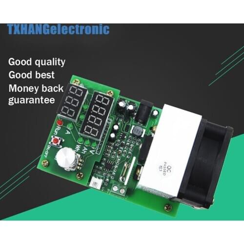 9.99A 60W 30V Constant Current Electronic Load Discharge Battery Capacity Tester Meter With Dual LED digital Fan diy electronics