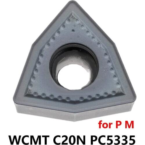 Carbide Cutting Inserts for Drill WCMT030208 WCMT040208 WCMT050308 WCMT06T308 WCMT080408 WCMT080412 C20N PC5335 Drills Lathe CNC