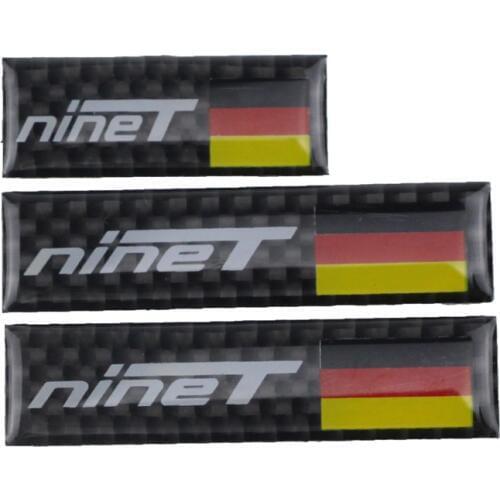 KODASKIN Carbon Sticker Emblem Decal for BMW NINET one set/3pieces