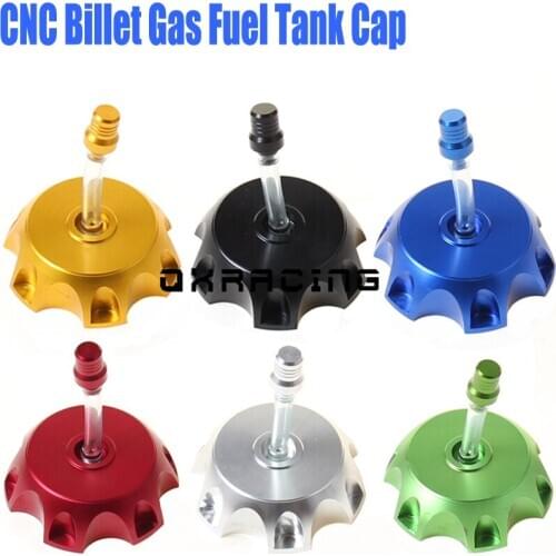 Universal CNC Aluminum Motorcycle Accessories Parts Gas Fuel Petrol Tank Cap For Dirt/Pit Bike ATV Quad For Most Motorcycles