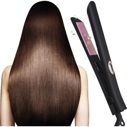 2021 New Hair Straightener Professional Flat Iron Hair Straightening Curling Tools Hair Styling 2 In 1 Ceramic Styling Tools New
