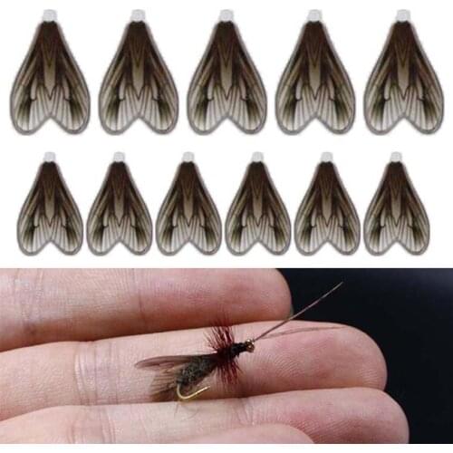 18/36/72/108Pcs Set Super Realistic Adult Flies Wings Stonefly&caddis Fly Tying Wings Trout Fly Fishing Lures Tying Materials