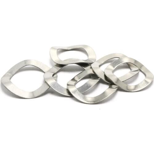 30/50/100 pieces of 304 stainless steel three wave washer spring washer M3 M4 M5 M6 M8 M10