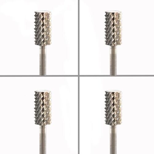 4pcs Carbide Nail Drill Bit - Small Barrel Bit - XC