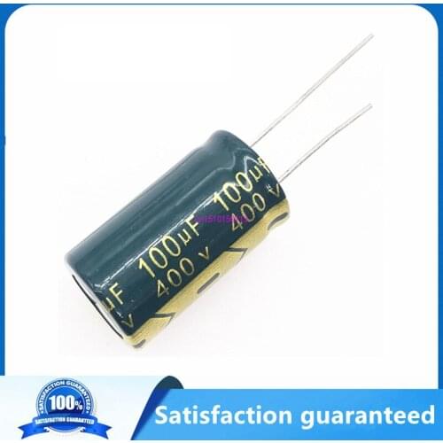 20pcs/lot 100UF 400V 100UF aluminum electrolytic capacitor size 18*30 T20 20