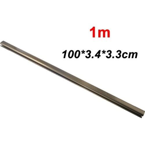 Quality 100*3.4*3.3cm sliding door rail and hanging rail sliding door hanger rail track