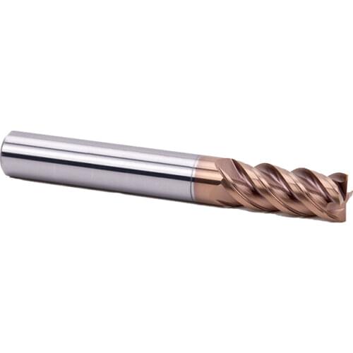 HRC55 Carbide Milling Cutter 4 Flutes 4mm 6mm 8mm 10mm 12mm 16mm 18mm 20mm High Quality Factory Outlets