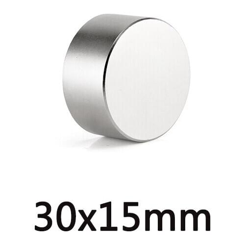 1/3/5PCS 30x15 mm Neodymium Strong Magnets 30mmx15mm Permanent Round Magnet 30x15mm Powerful Magnetic 30*15 mm circular N35