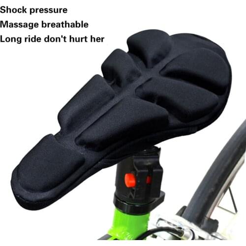Bicycle Saddle 3D Soft Bike Seat Cover Comfortable MTB Bike Seat Cushion Cycling Saddle For Bicycle Bike Accessories Dropship