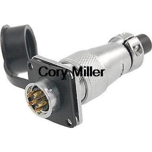 PLS16-6 Waterproof 6 Pins Aviation Circular Connector AC 250V 7A