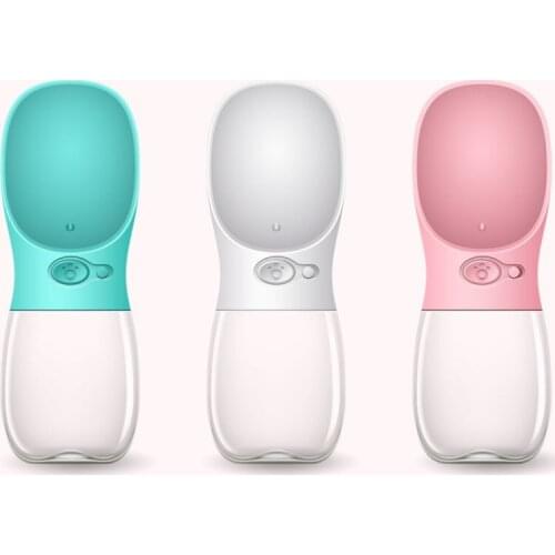 Portable Pet Dog Water Bottle Travel Dog Water Bowl Cat Feeding Drinking Cup Outdoor Dog Water Dispenser 350/550 ML Pet Products