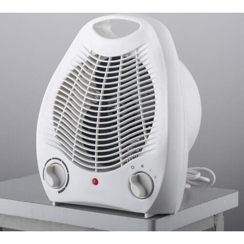 Portable Electric Space Heater 3 Settings Fan Forced Adjustable Thermostat for Office Desk Bedroom