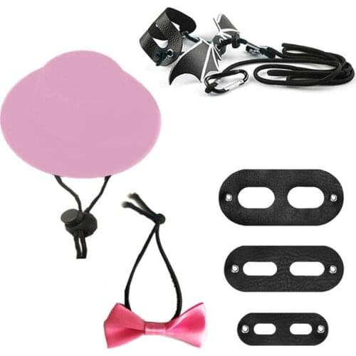 Lizard Traction Rope Hat Bow Tie Leather Reptile Bearded Dragon Harness Leash