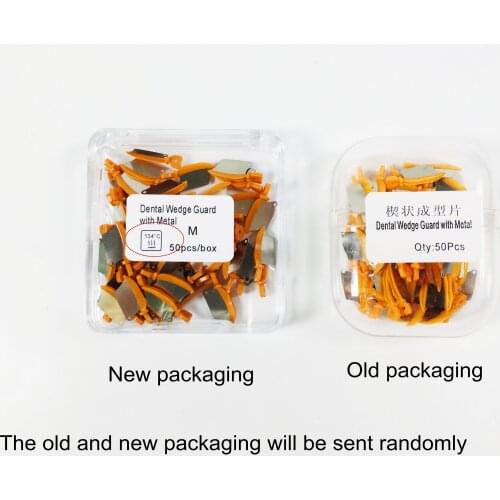 Dental Medical Plastic Fender Wedges Guard Disposable Orange--Middle 134