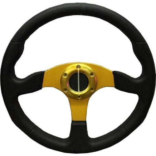 Universal 14 inch PU Auto Racing Steering wheels Drifting Sport Steering Wheel