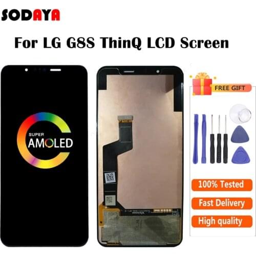 LCD For LG G8S ThinQ LCD Display with Touch For LG G8S ThinQ Screen Digitizer Assembly For LG G8X V50S LCD Display