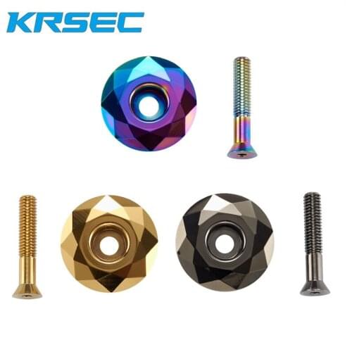 1-1/8 inch Portable Bicycle Headset Cap Burnt Blue Bike Stem Headset Top Cap Cover with Screw for 28.6mm Fork Head Tube