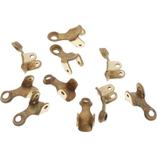 10 Trumpet Water Key Valve Saddle Holder Copper Wind Instrument Flute Accs