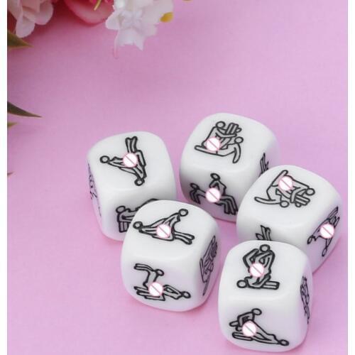 20mm Adult Sex Dice Erotic Poses Couple Funny Sexy Love Toy Night Bar Humor Game DORP SHIPPING