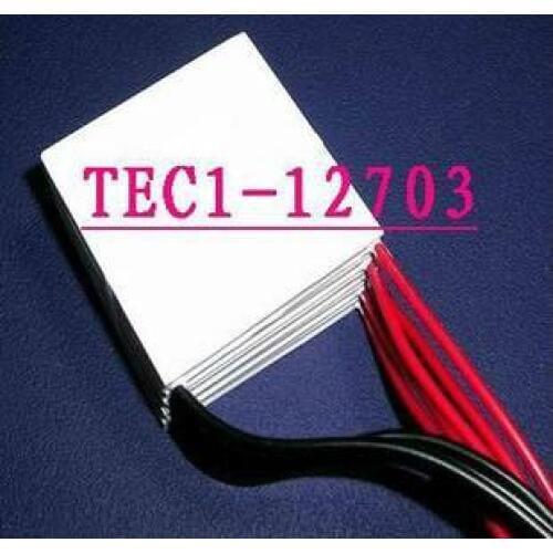 5PCS/LOT TEC1-12703 TEC Thermoelectric Cooler Peltier Cooling Plate Power Generator