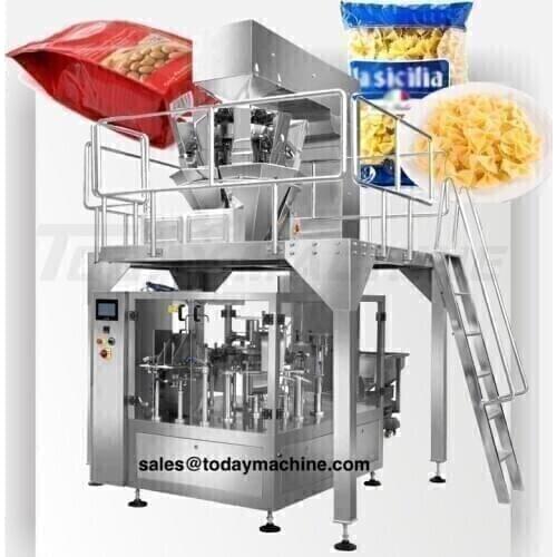 Dession Automatic Pre-made Zipper Pouch Packing Machine For Nuts Cashew
