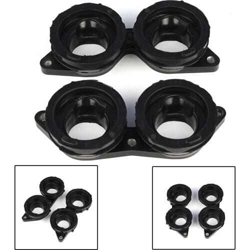 2pcs/Set Motorcycle Carburetor Joint Intake Manifold Boot For Yamaha FZ6R XJ6 2009 2010 2011 2012 2013 2014 2015 2016 2017