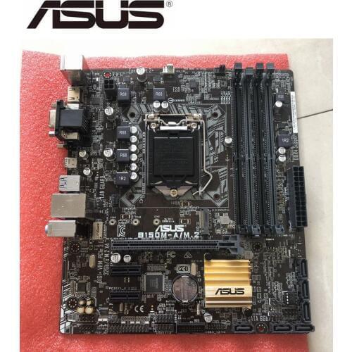 Desktop motherboard ASUS B150M-A/M.2 DDR4 B150 Socket LGA 1151 motherboard used desktop mainboard PC on sales