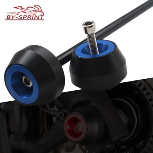 For SUZUKI GSX-S750 GSXS 750 GSXS-750 2017 2018 CNC Motorcycle Front rear wheel Axle Slider shock absorber Falling Protection