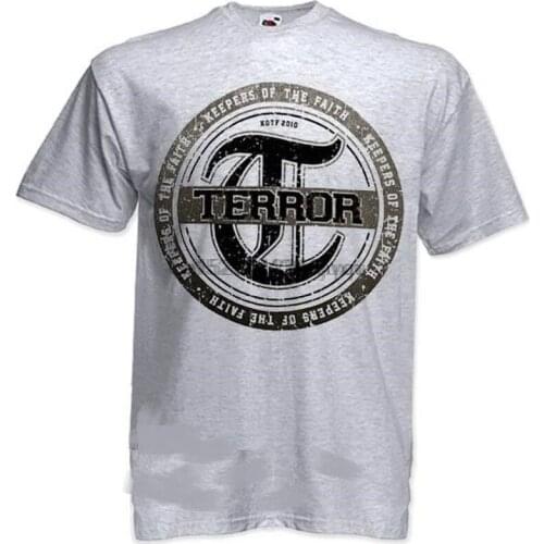 T-Shirt Terror Logo Keepers Of The Faith Different Size Metall Band Nation New Movie Tv Series Poster Mens T Shirt Women Tshirt