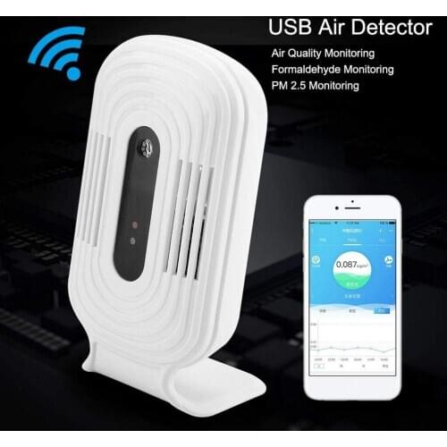 Intelligent WIFI Home Smog Meter CO2 HCHO TVOC Air Quality Analysis Tester Detector Temperature Humidity Monitor JQ-200/300