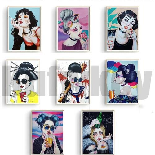 "sexy girl"painting Diamond embroidery mosaic picture of rhinestones cross-stitch Bedroom decor Diamond Painting Cross Stitch