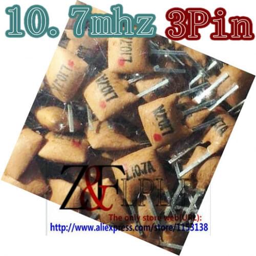 DIP Ceramic filter 10.7M 10.7MHZ LT10.7MA5 2Pin / 3Pin 100PCS/LOT