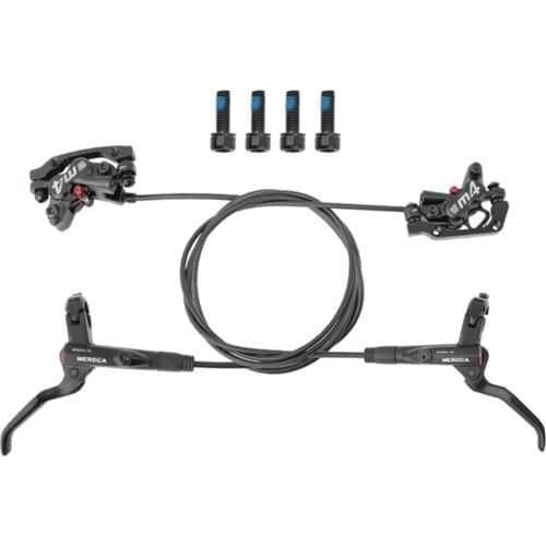 MTB M4 Hydraulic Disc Brake Set Front & Rear Calipers Levers 160mm Rotor