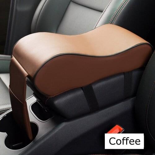Leather Car Armrest Pad Universal Auto Armrests Car Center Console Arm Rest Seat Box Pad Vehicle Protective Car Styling