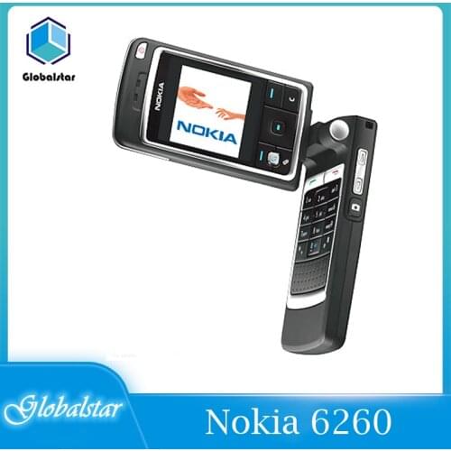 Nokia 6260 Refurbished mobile phones Original Rotatable 2.1' inch GSM 2G Symbian 7.0s cheap phone with 1year warranty Free Shipp