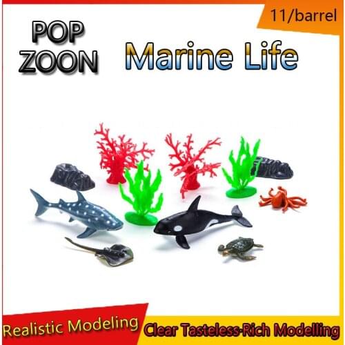 Marine Life Series Simulation Animal Model,PVC Early Education Learning Children Growing Bath Toys Great White Shark, Whale