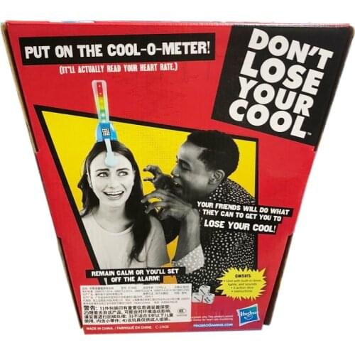 Hasbro Board Game Don't Lose Your Cool Party Games Toy Electronic Interactive Emotion Sensing Device Light Music for Friend Kids